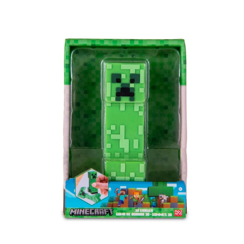 Euroswan Guma Minecraft 3D zelená 11cm