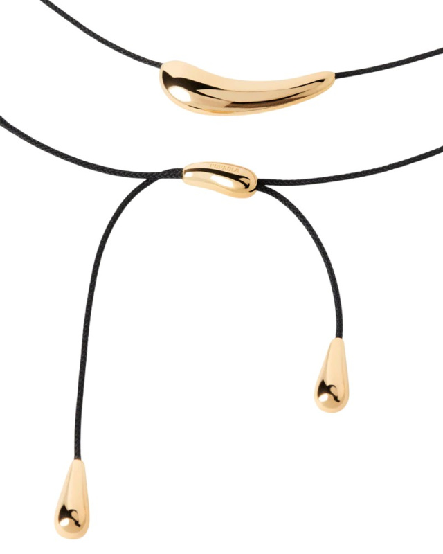 PDPAOLA Půvabný šňůrkový náhrdelník Orbit Cord COB1-A18-U