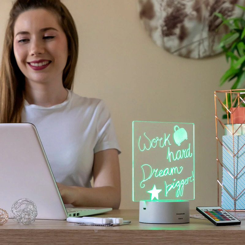Tabulka LED na zprávy a poznámky Lemo - InnovaGoods