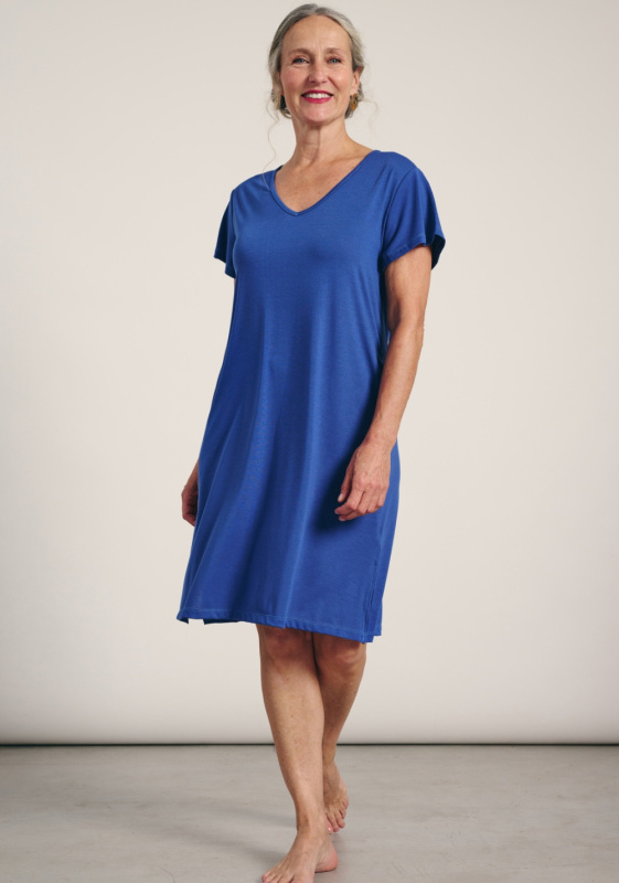 Dámské šaty Muydemi 210191 3xl Modrá