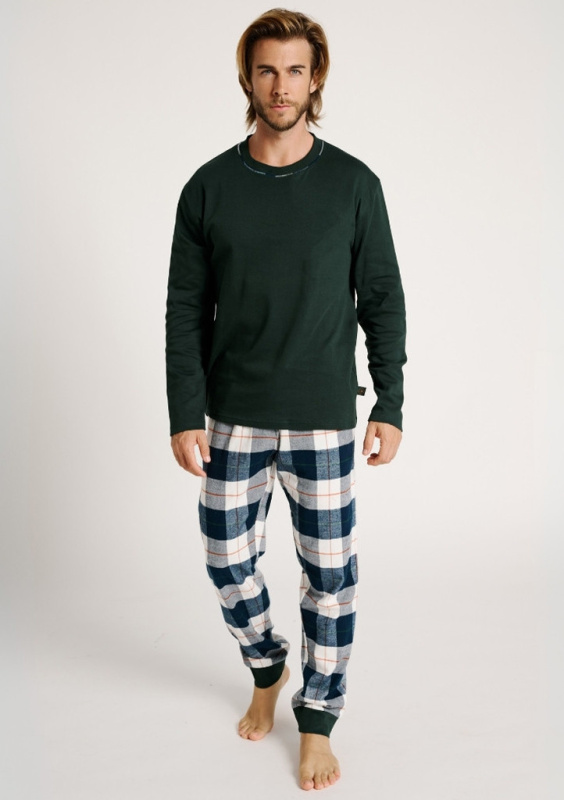 Pánské pyžamo Muydemi 13011025 Zelená L