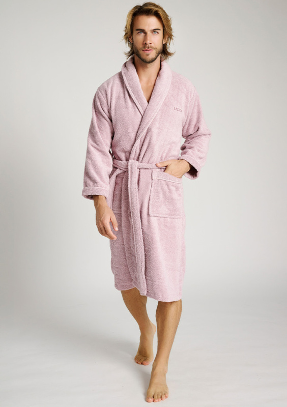 Unisex župan Muydemi 14041004 Starorůžová1 L/XL