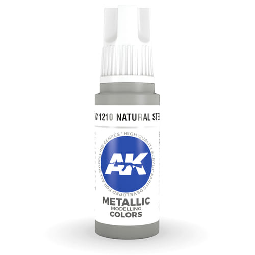 AK Interactive: General Series - Metallic Natural Steel