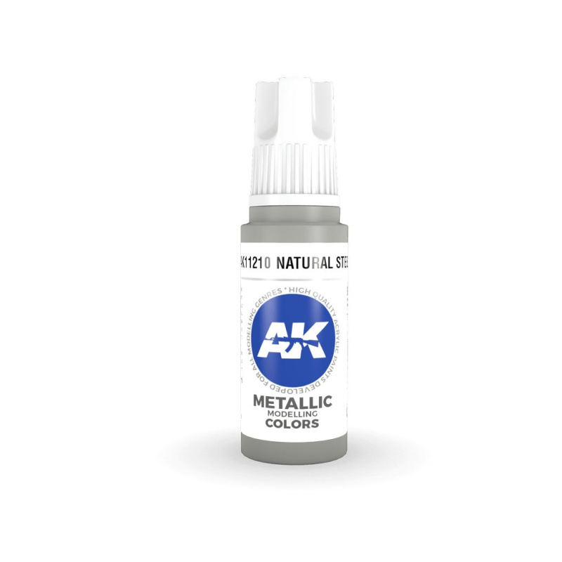 AK Interactive: General Series - Metallic Natural Steel