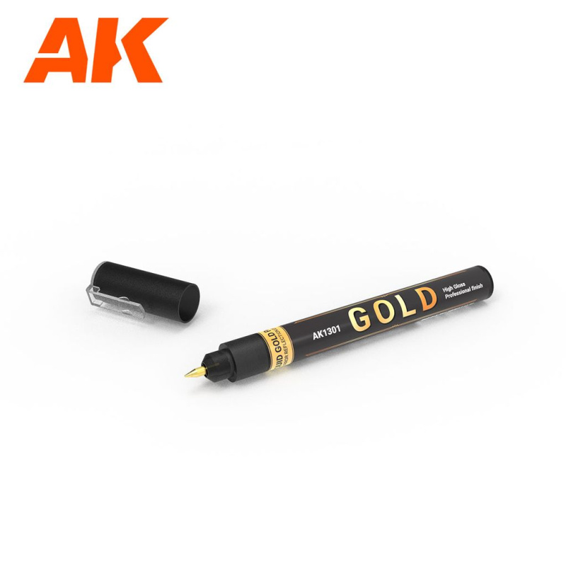 AK Interactive: Metallic Liquid Marker - Gold