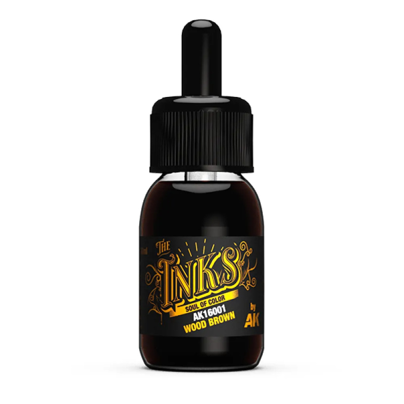 AK Interactive: Inks - Wood Brown