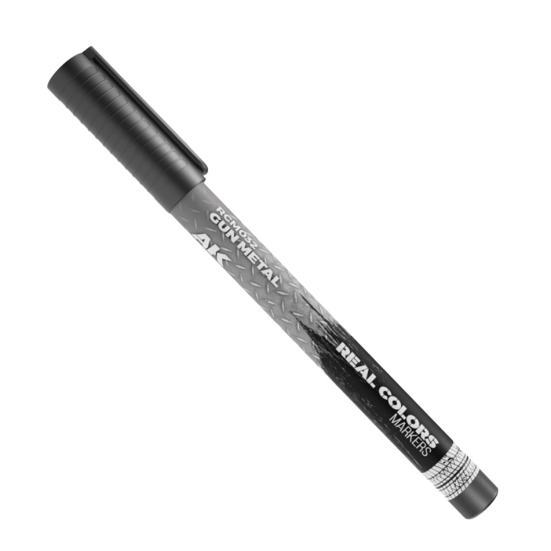 AK Interactive: RC Markers - Gun Metal