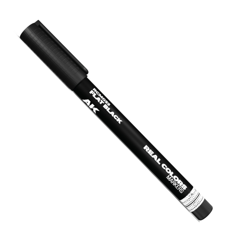 AK Interactive: RC Markers - Flat Black