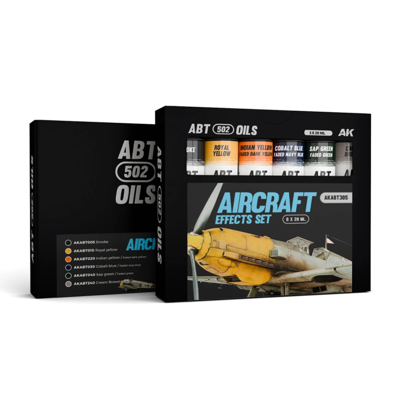 Abteilung 502 OIL SET AKABT305 Aircraft Effects Set (6x20ml)