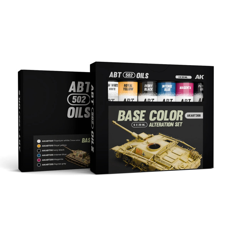 Abteilung 502 OIL SET AKABT308 Base Color Alteration Set (6x20ml)