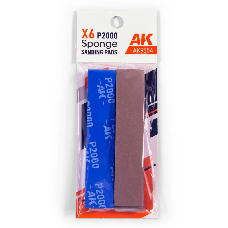 AK Interactive - Sponge Sanding Pads P2000 (6 ks)