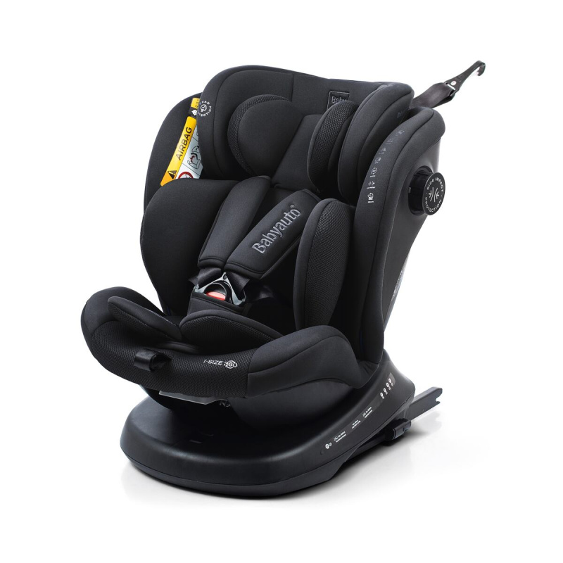 BabyAuto VALORA i-Fix i-Size 360° 40-150 autosedačka černá