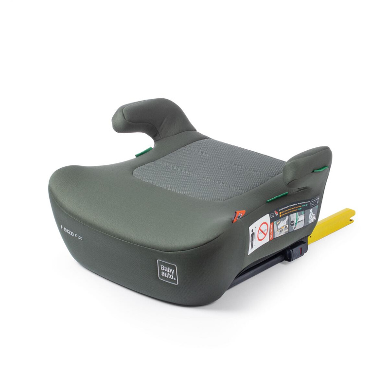 BabyAuto GEKKO iFIX 125-150 Podsedák velký šedozelený