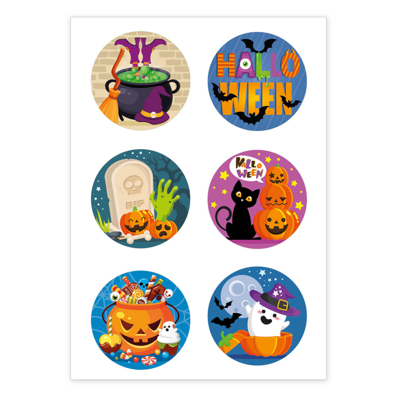 deKora Jedlé obrázky Halloween 6ks