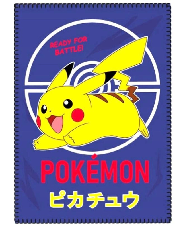 Flísová deka Pokémon 100 × 140 cm