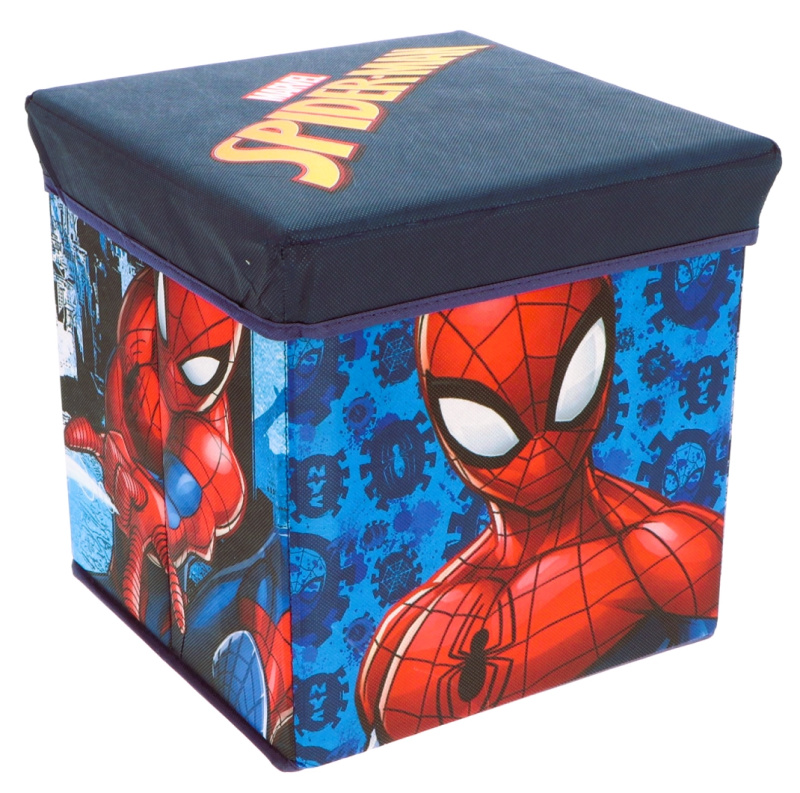 Taburet s úložným prostorem Spider-Man