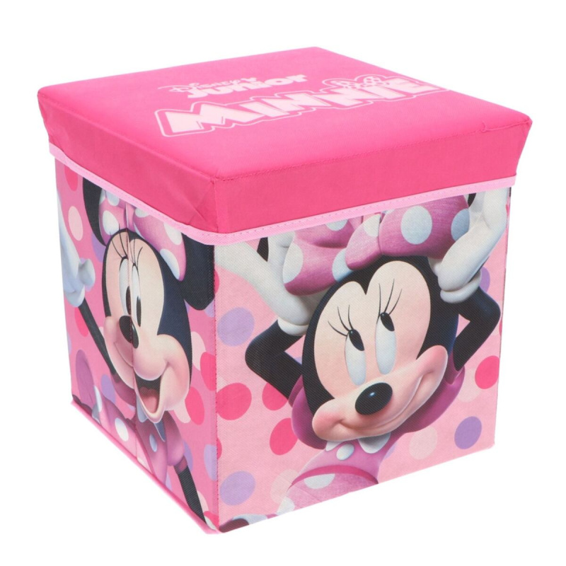 Skládací úložný box a taburet Minnie Mouse Cozy Noxxiez