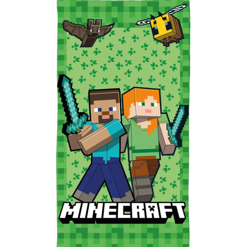Carbotex Dětská osuška Minecraft Lovci Diamantů
