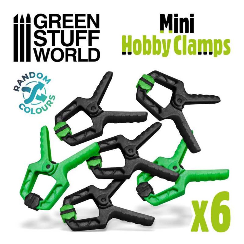 Mini hobby clamps, 6 ks