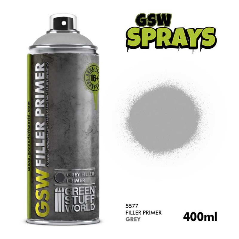 Green Stuff World Spray Filler Primer 400ml (Green Stuff World)
