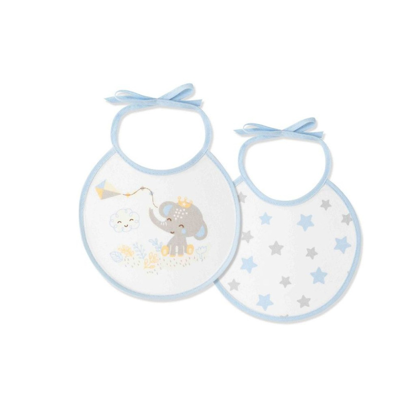 Interbaby BRYNDÁK SLONÍK 20x20 - 2ks modrý