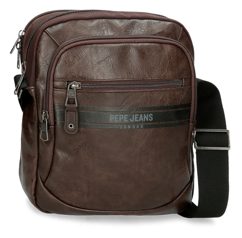 Pepe Jeans Horley crossbody taška na tablet - hnědá
