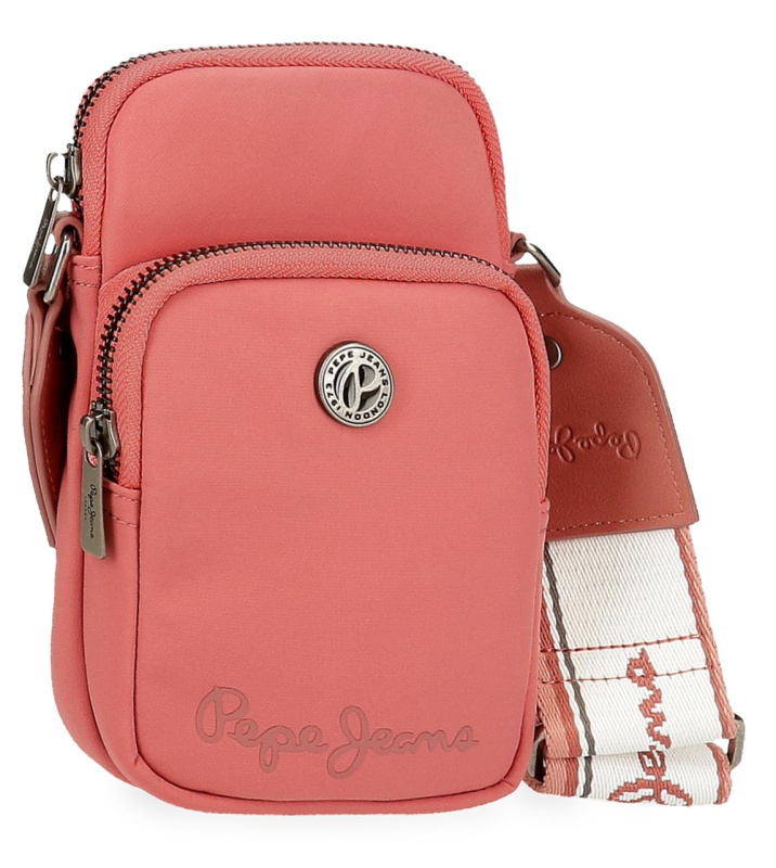Pepe Jeans Corin dámská taška na mobil - terakota