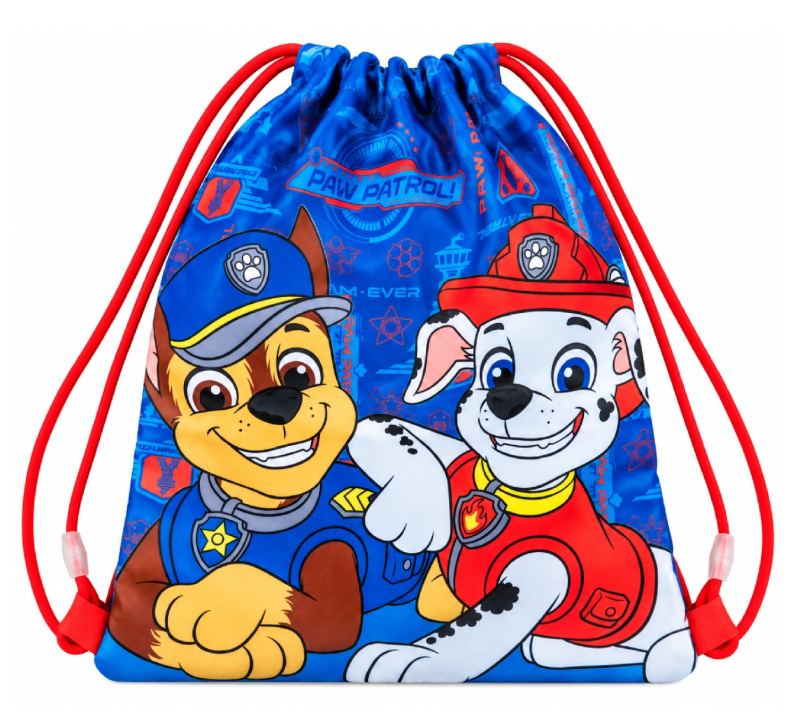 Dětský vak na záda Tlapková patrola modrý