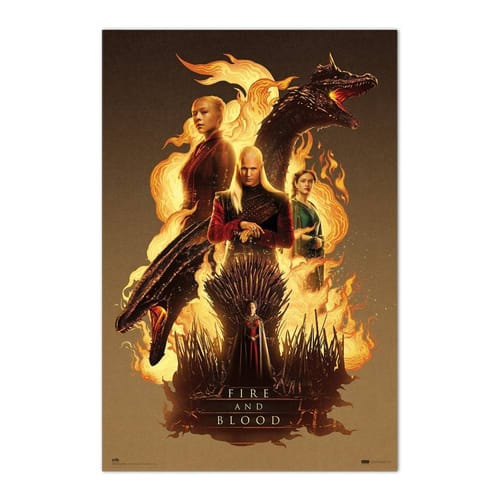 Plakát House Of The Dragon - Fire And Blood