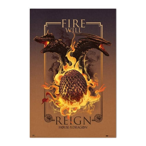 Plakát House Of The Dragon - Fire Will Reign
