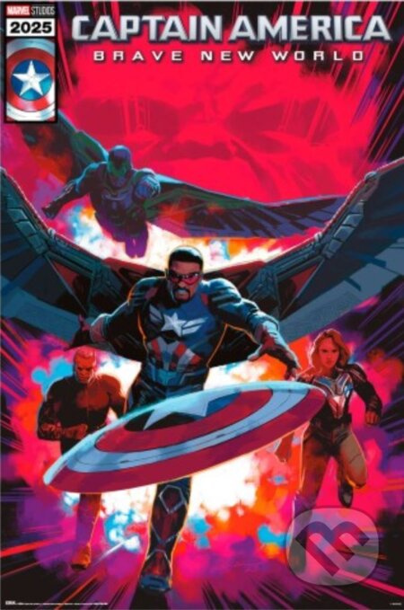 Plagát Marvel Comics - Captain America: Nový lepší svet
