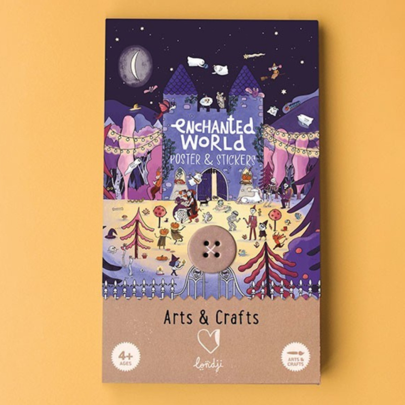 LONDJI Plakát se samolepkami Strašidelný hrad