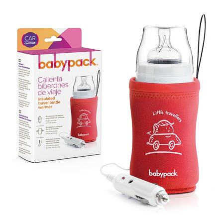 Babypack Cestovní ohřívač do auta, červený