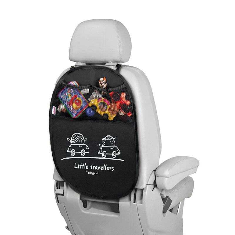 Babypack Organizer a ochrana autosedadla, černý