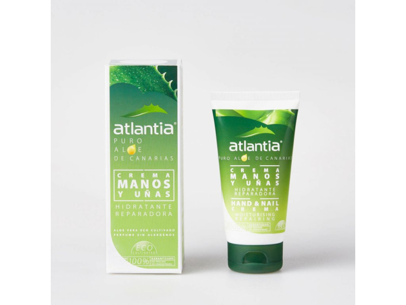 Atlantialoe Krém na ruce a nehty s Aloe vera, 75 ml