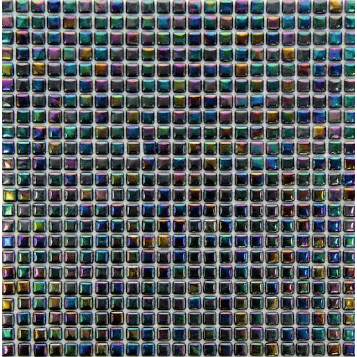 Skleněná mozaika Mosavit Mikros grafito 30x30 cm lesk MIKROSGF