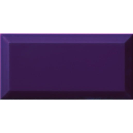 Obklad Ribesalbes Chic Colors plum bisel 10x20 cm lesk CHICC1869