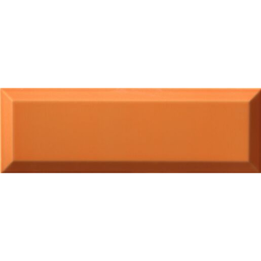 Obklad Ribesalbes Chic Colors naranja bisel 10x30 cm lesk CHICC1470