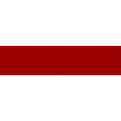 Obklad Ribesalbes Chic Colors rojo 10x30 cm mat CHICC1408