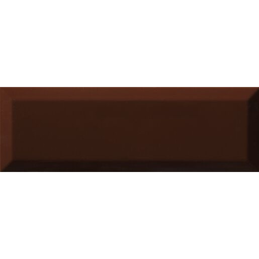 Obklad Ribesalbes Chic Colors cacao bisel 10x30 cm lesk CHICC1342