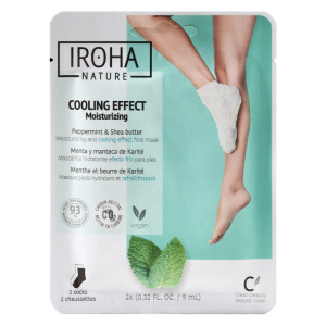 Iroha nature Maska na nohy s mátou peprnou 1 pár
