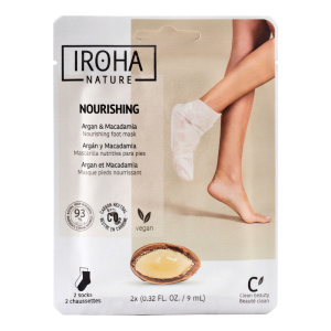Iroha nature Regenerační maska na nohy Arganová 1 pár