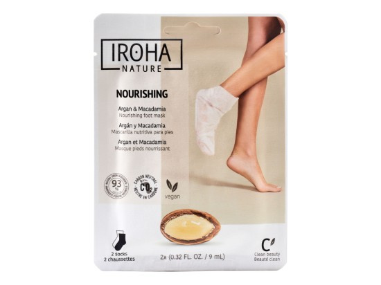 Iroha nature Regenerační maska na nohy Arganová 1 pár