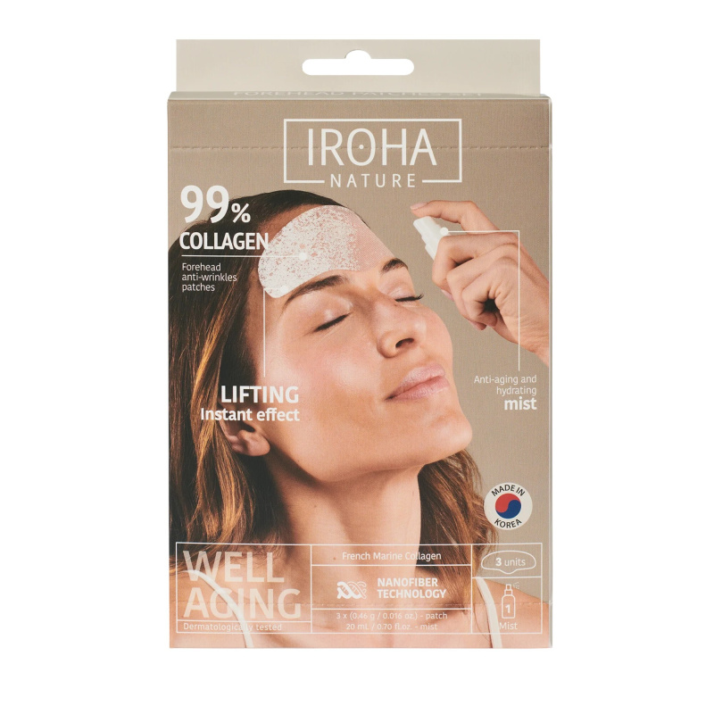 Iroha Náplasti na čelo Forehead Anti-wrinkles Patches 20 ml + 3 ks
