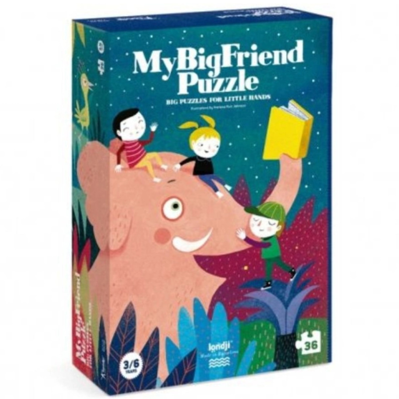 Veľké puzzle Môj veľký priateľ - puzzle z kategorie 15 - 60 dílků