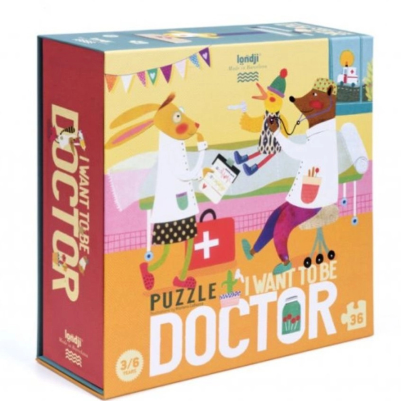 Chcem byť doktorom - puzzle z kategorie 15 - 60 dílků