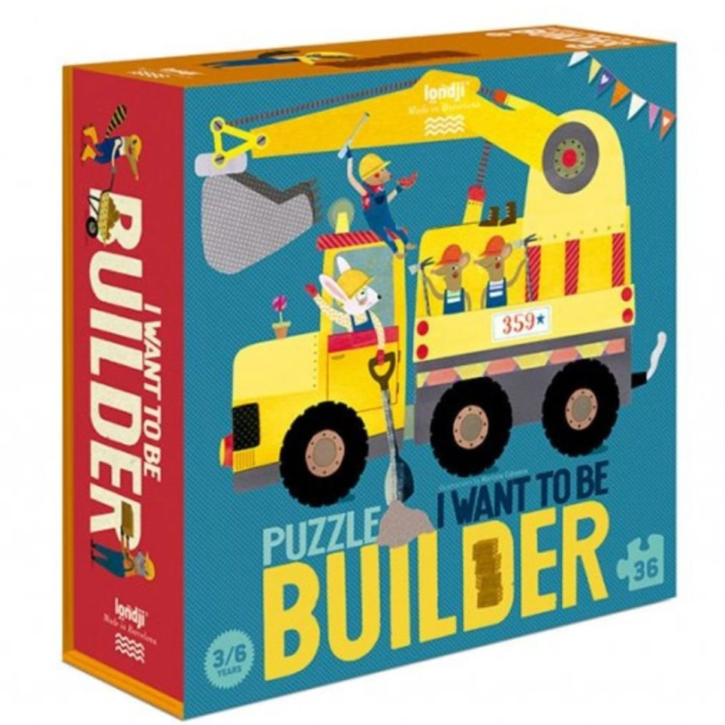 Chcem byť staviteľom - puzzle z kategorie 15 - 60 dílků