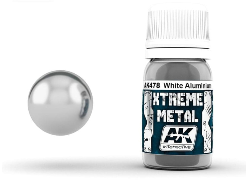 AK Interactive: Xtreme Metal - White Aluminium