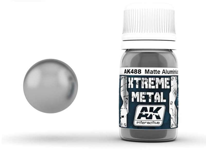 AK Interactive: Xtreme Metal - Matte Aluminium