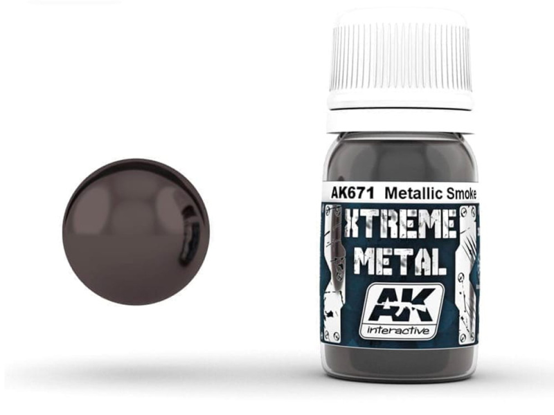 AK Interactive: Xtreme Metal - Smoke Metallic
